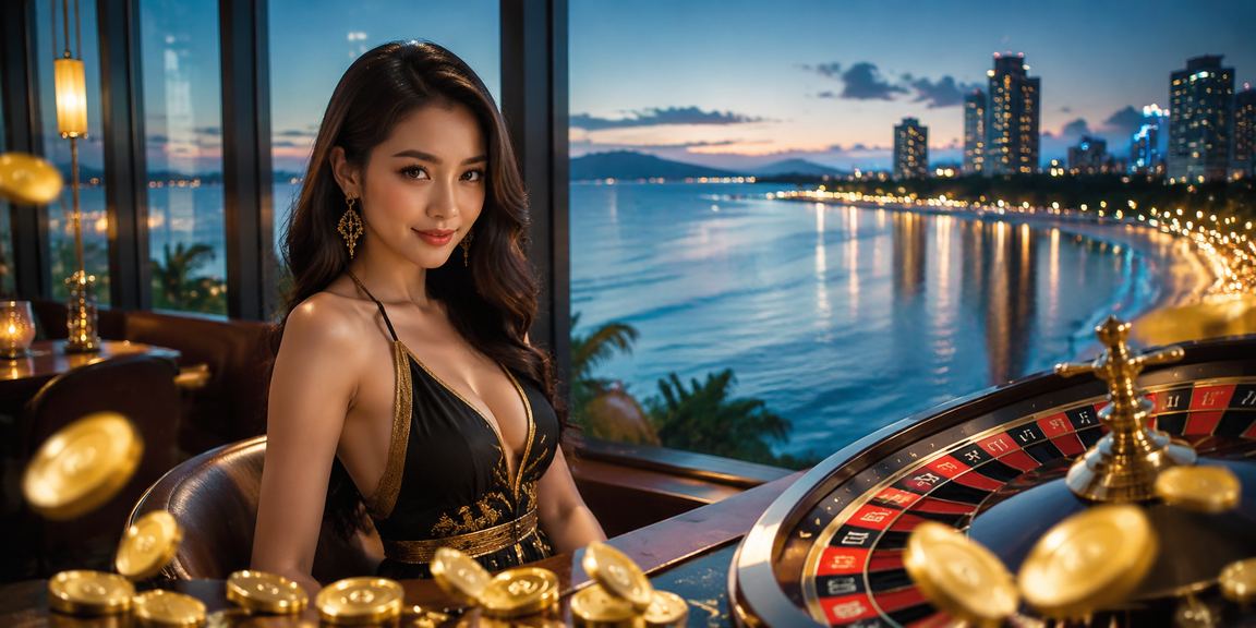 Bàn roulette tại khu nghỉ dưỡng Côn Đảo kết hợp không khí cà phê Việt Nam